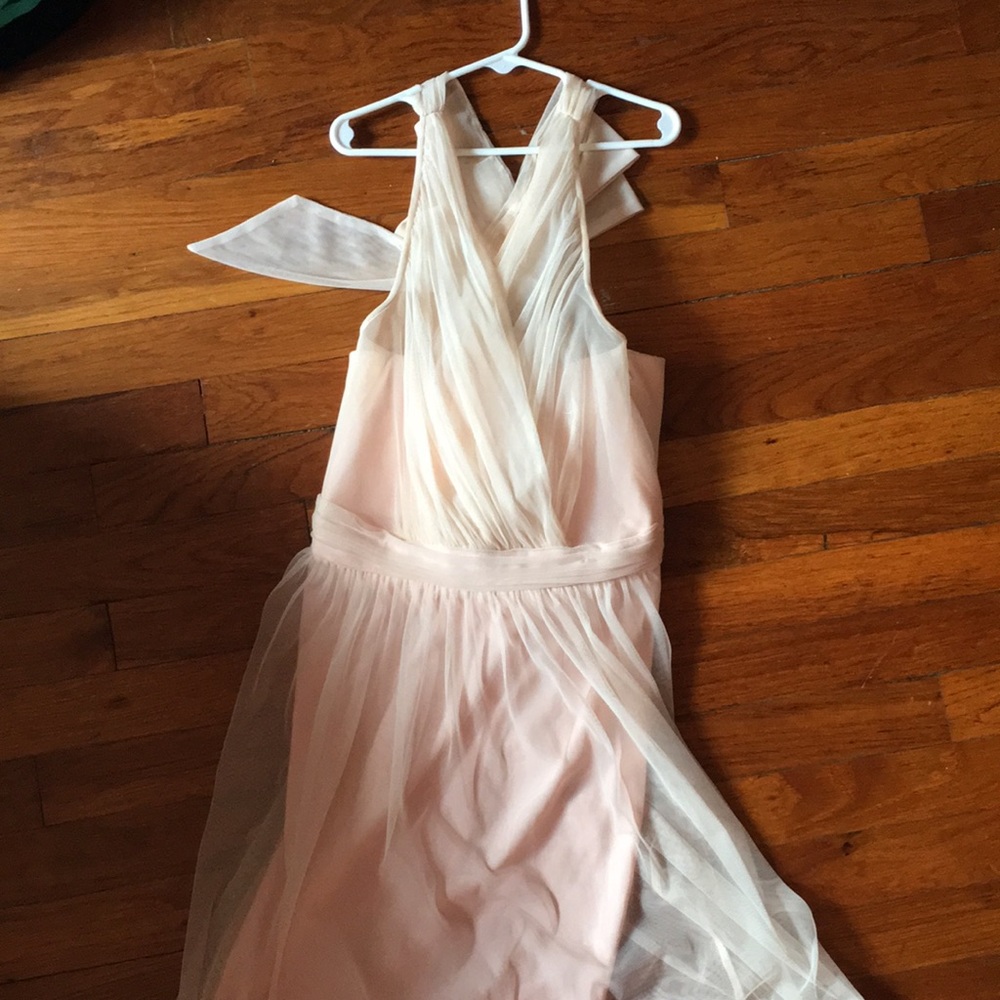Bhldn Anthropologie Hitherto blush pink dress 4 S